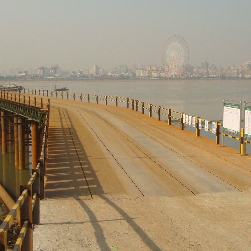 Permanent Assembly Customized Steel Truss Bridge Hot Dip Galvanized ...