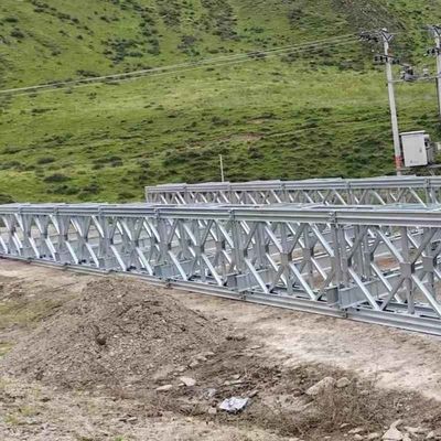 Q355B Prefab Pedestrian Bridge / Steel Structure Bridge  Galvanized