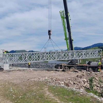 Hot Dipped Galvanized Prefabricated Truss Bridge Mill Steel Pipe Bridge