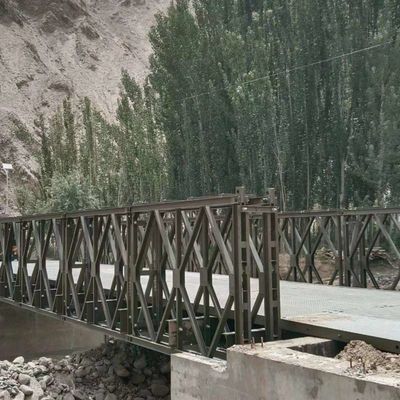 Puente de acero de ferrocarril Q355B de trenes