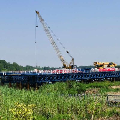 Painted Galvanized Steel Bridge GB Q345B Weather Resistance