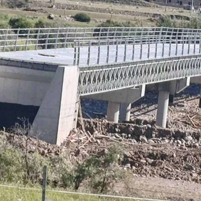 OEM Portable Trestle Bridge / Steel Floating Bridge Standard Or Customized