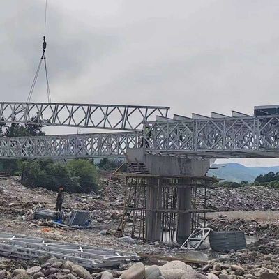 OEM Steel Truss Bridge ASTM GB BS BV Standard 4.2m 7.35m Width