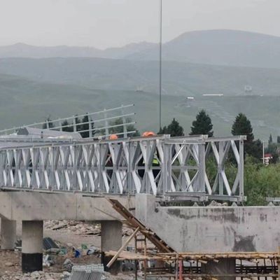 Triangular Frame Steel Pipe Bailey Truss Bridge Packing In Containers Or Bulk Packing
