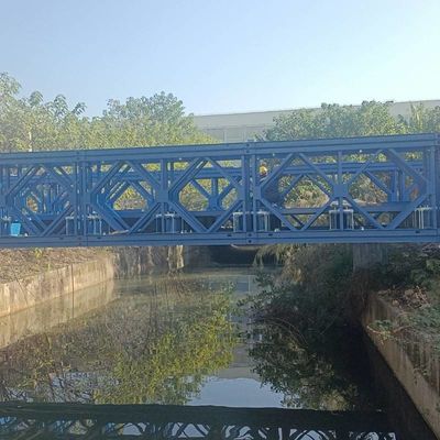 Vehicle Steel Frame Bridge  Lightweight Modular Type Standard Width Is 3.7m