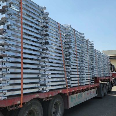 Structural Steel Prefab Bridge / Galvanized Bailey Bridge Emergency Use