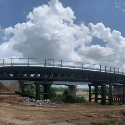 Special Steel Structure Emergency Modular Bridge Prefab Pedestrian Bridge Corrosion Resistance