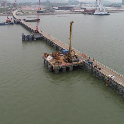 ISO9001 Steel Truss Bridges Galvanized Finish Grade 8.8 1m 1.2m 1.5m Footway
