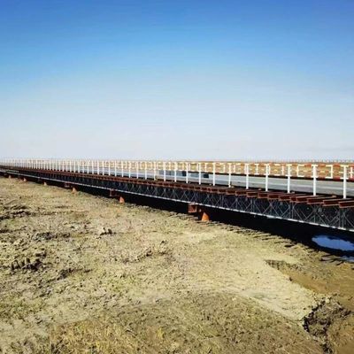 Bailey Steel Truss Military Bridge Temporary Or Permanent Bridge