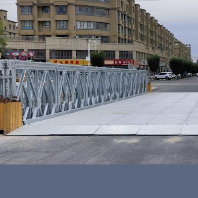 Space Steel Prefabricated Pedestrian Bridges Galvanized Modular Steel Bridge