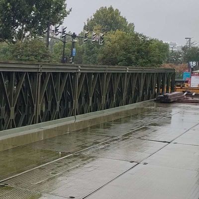 Structural Steel Military Bridge Pained or Galvanized Double Lane 7.35m