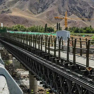 Galvanized Coating Durable Structural Steel Bridge Corrosion Resistance