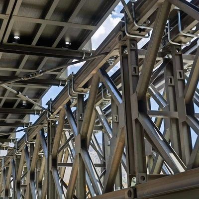 ASTM BS GB Triple Bailey Truss Bridge Compact Panel Bridge ISO9001