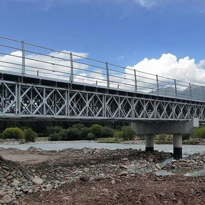 Customized fast Temporary Bailey Bridge Q235 Q345 & Q355B steels Grade