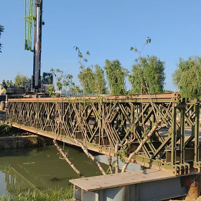 Galvanized or Painting Railway Steel Bridge Design for Sale