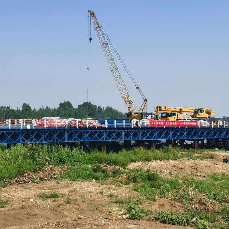 4.2m Railway Steel Bridge For Sale Corrosion Resistance Steel Truss Bridge