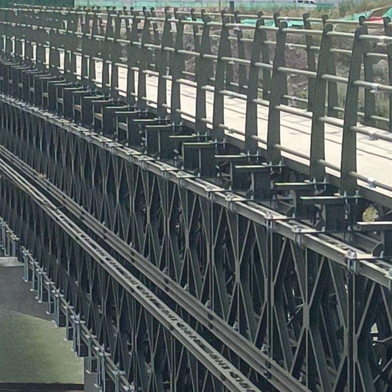 Panel Plus Bridge TSR Temporary Emergency Mabey Panel Bridges Galvanized Truss Bridge